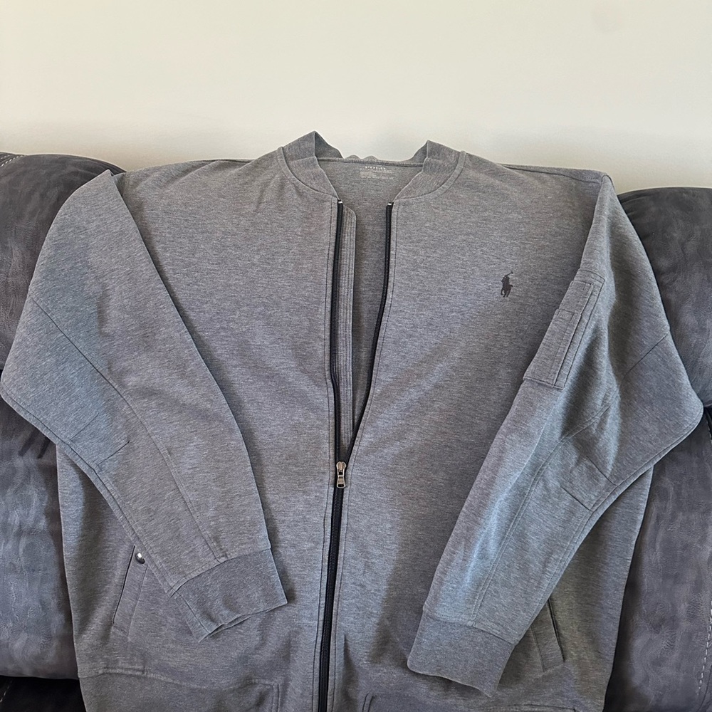 Polo by Ralph Lauren Gray Zip Up Coat